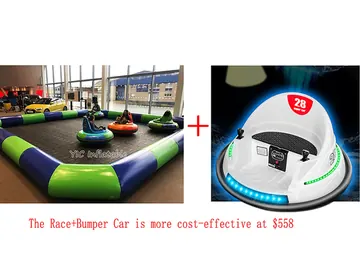 bumper themed interactive inflatable sports game detail view