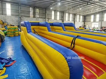 bungee themed interactive inflatable sports game detail view
