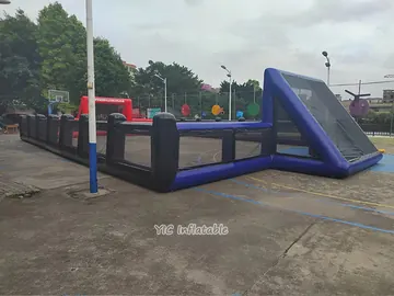soccer themed interactive inflatable sports game detail view