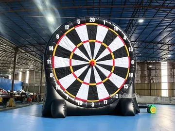 football themed interactive inflatable sports game detail view