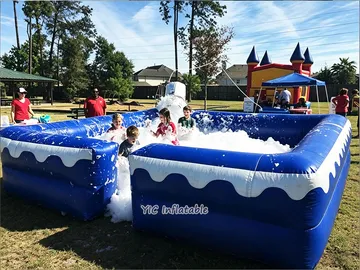 Inflatable Foam Pit Play Area side view
