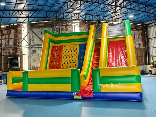 Inflatable Rock Climbing Wall with Slide product image