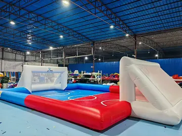 soccer themed interactive inflatable sports game detail view