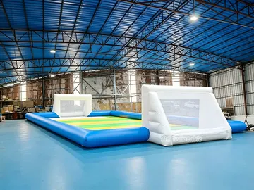 soccer themed interactive inflatable sports game detail view