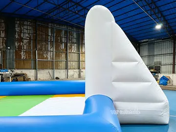 soccer themed interactive inflatable sports game detail view