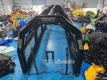 baseball themed interactive inflatable sports game detail view