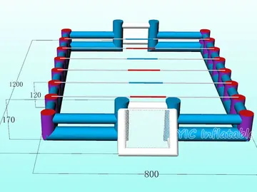 custom interactive inflatable sports game detail view
