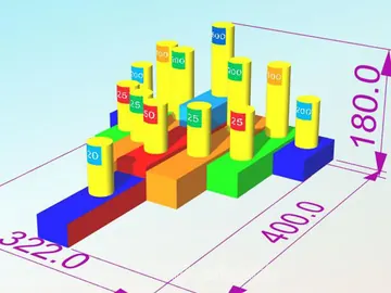 custom interactive inflatable sports game detail view