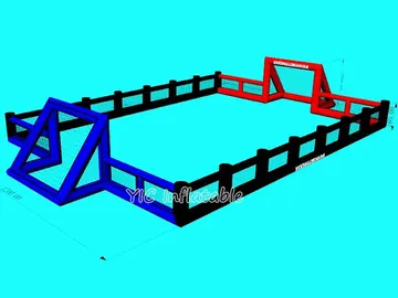 football themed interactive inflatable sports game detail view