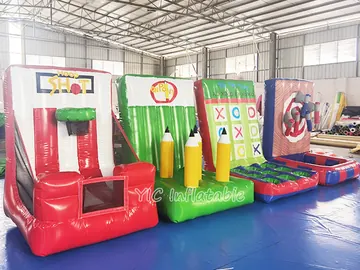 custom interactive inflatable sports game detail view