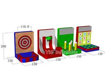 custom interactive inflatable sports game detail view
