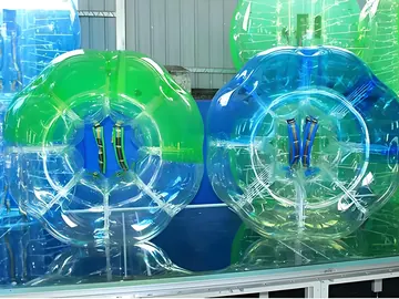 bumper themed interactive inflatable sports game detail view