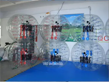 bumper themed interactive inflatable sports game rear view