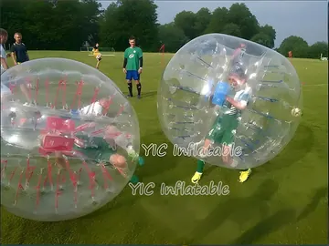 bumper themed interactive inflatable sports game detail view