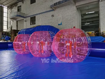 bumper themed interactive inflatable sports game detail view