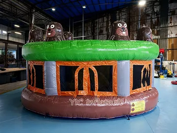 Commercial Whack-a-Mole Inflatable Game play layout