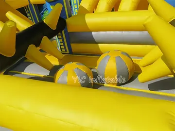 Giant Inflatable Maze and Obstacle Course commercial attraction view