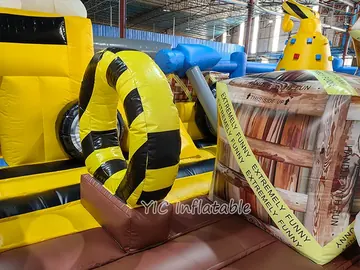 Inflatable Construction Truck Theme Park commercial attraction view