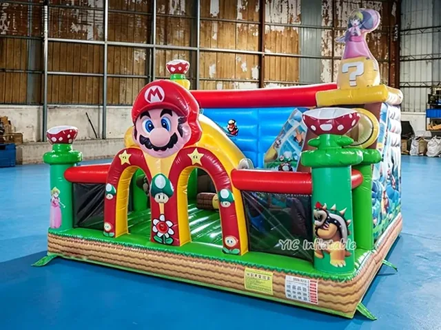 Dinosaur Adventure Bounce House Slide Combo product image