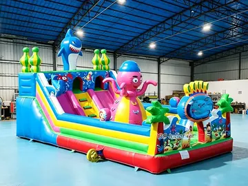 Ocean Inflatable Playground detail view