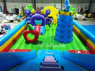 Shark Inflatable Play Center commercial attraction view