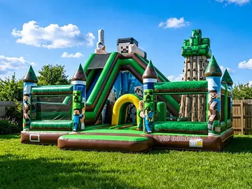Pixel Adventure Inflatable Theme Park play layout