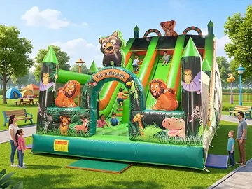 Safari Theme Indoor Playground front view