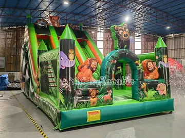 Safari Theme Indoor Playground side view