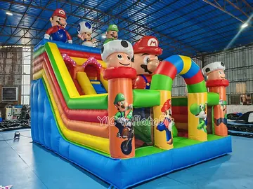 Mario Themed Playground Inflatable play layout