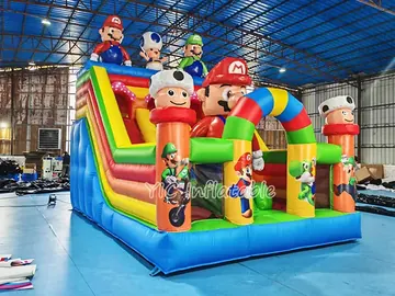 Super Mario Castle Inflatable Theme Park side view