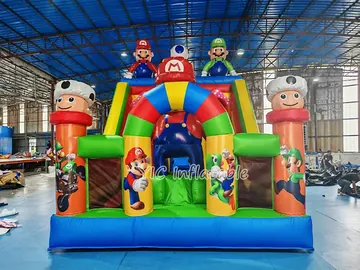 Super Mario Castle Inflatable Theme Park detail view