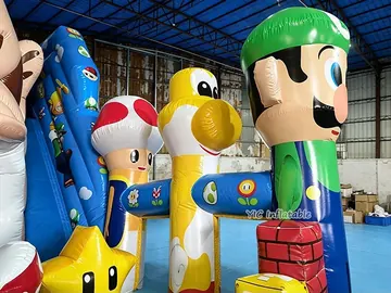 Inflatable Super Mario Bros Playground commercial attraction view