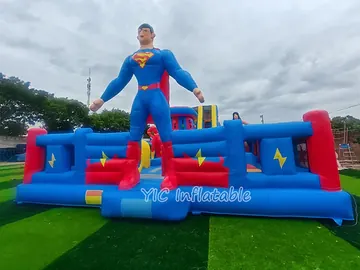 Superhero Themed Amusement Park side view