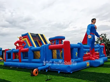 Superhero Themed Amusement Park play layout