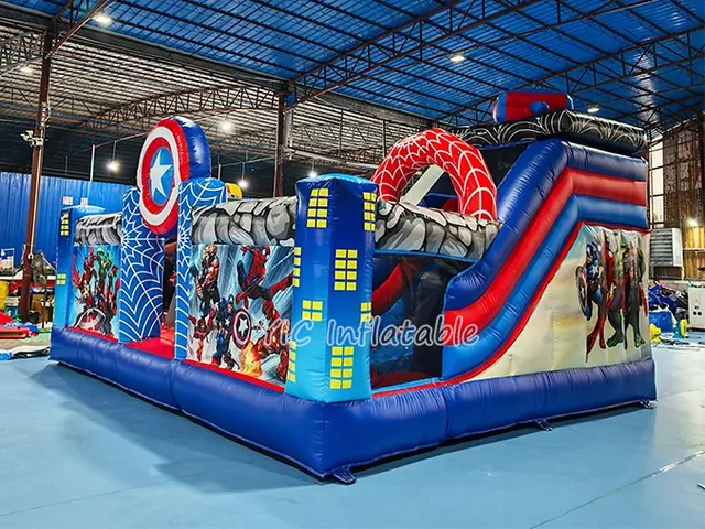Superhero Themed Playground Inflatable product image