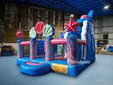 Underwater Theme Playground Inflatable side view