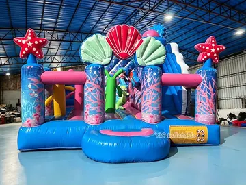 Underwater Theme Playground Inflatable play layout
