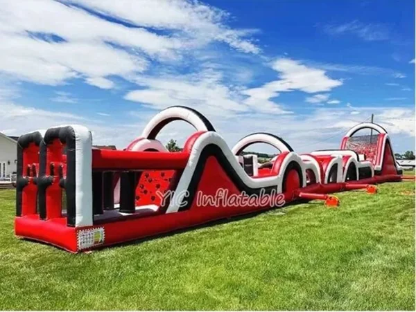 Commercial inflatable obstacle course for events and family entertainment centers